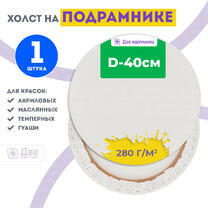 Без бренда «Холст Две картинки круглый 40 см на подрамнике» в Череповце в интернет-магазине  Без бренда «Холст Две картинки круглый 40 см на подрамнике» в Череповце