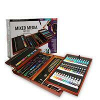 Без бренда «Художественный набор (174 предмета) в деревянном чемоданчике» в Череповце в интернет-магазине Без бренда «Художественный набор (174 предмета) в деревянном чемоданчике» в Череповце