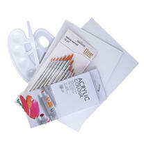 Без бренда «Набор подарочный «Две картинки»: краски акрил 12x12 мл, 2 холста 22x30 на мдф, 10 кистей, мастихин, палитра. Уценка (без упаковки)» в Череповце в интернет-магазине  Без бренда «Набор подарочный «Две картинки»: краски акрил 12x12 мл, 2 холста 22x30 на мдф, 10 кистей, мастихин, палитра. Уценка (без упаковки)» в Череповце