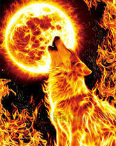 Без бренда «Огненный волк воет на луну (20шт)» в Череповце