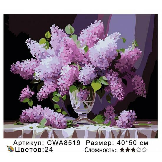 Картина по номерам 40x50 CWA8519