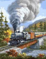 Поезд на паровой тяге