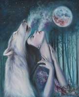 Без бренда «Девушка и волк в полнолуние» в Череповце в интернет-магазине Без бренда «Девушка и волк в полнолуние» в Череповце