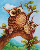 Без бренда «Совёнок с совой на ветке» в Череповце