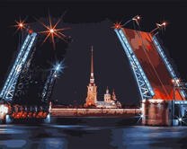 Разводной мост в Петербурге