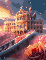 Без бренда «Сказочный дворец в окружении роз» в Череповце в интернет-магазине Без бренда «Сказочный дворец в окружении роз» в Череповце