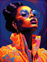 Без бренда «Темнокожая девушка в ярком плаще» в Череповце