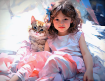 Без бренда «Девочка и пушистая кошечка» в Череповце