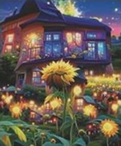 Без бренда «Сказочный домик и поле подсолнухов» в Череповце в интернет-магазине  Без бренда «Сказочный домик и поле подсолнухов» в Череповце