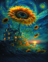 Без бренда «Фэнтези сюжет с подсолнухом» в Череповце в интернет-магазине  Без бренда «Фэнтези сюжет с подсолнухом» в Череповце