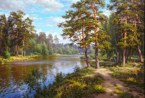 Без бренда «Хвойный лес и река» в Череповце в интернет-магазине  Без бренда «Хвойный лес и река» в Череповце