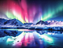 Радужное северное синяие