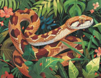 Без бренда «Маисовый полоз в зеленой листве» в Череповце